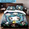 3PCS Moonlit Mystery Cora-line 3pcs Bedding,Including 3PCS Duvet Cover And 2pcs Pillowcases Perfect for Christmas,Ideal for Bedroom, Dormitory