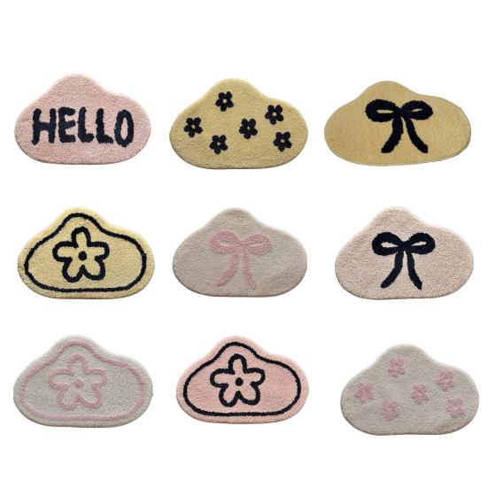 Anti-Slip Floor Mat Absorbent Imitation Cashmere Kitchen Bathroom Mat Oil-resistant Sink Mat Multifunctional Living Room Rug