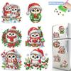 2D Flat  Painting Fridge Magnets Soft Magnetic Art Magnets  Xmas Refrigerator Decor