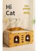 Durable Cat Bed & Scratching Post Combo: Year-Round, No-Shed, Scratch-Resistant Cat Toy & House