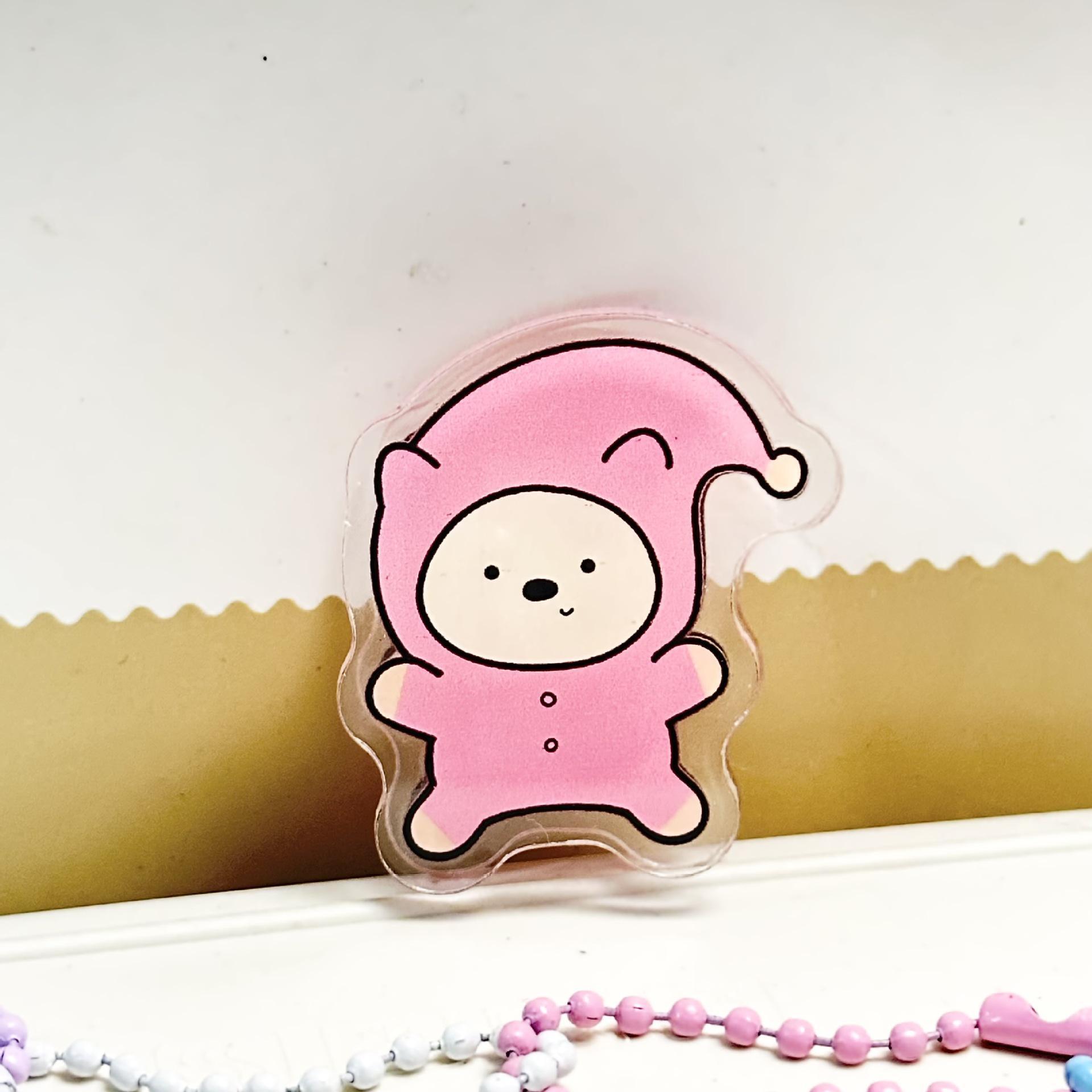 Creative Animal Cartoon Acrylic Memo Clip - Cute Decorative Sealing Gift