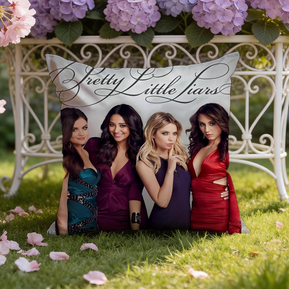 Neue P-Pretty Little L-Liars Kissenhülle für Zuhause & Auto, Doppelszenen-Kissenbezug: Wendbar für höchsten Tragekomfort
