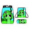 Incredibox Sprunki Pattern Backpack Shoulder Bag Pencil Case Three Set Piece