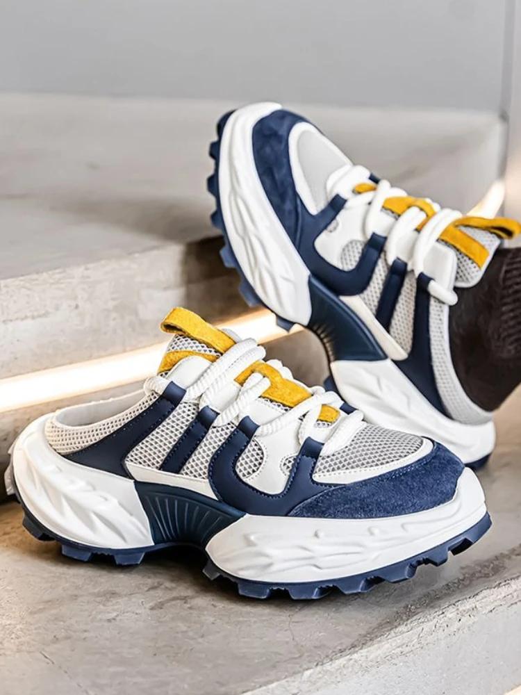 Slippers for Men Platform Half Shoes Outdoor Mules Mascullino Designer Luxury Original Low Price Rubber Adult Fun Sandals Man