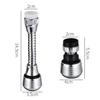 360 Degree Swivel Kitchen Faucet Aerator Adjustable Dual Mode Sprayer Filter Diffuser Water Saving Nozzle Faucet Connector