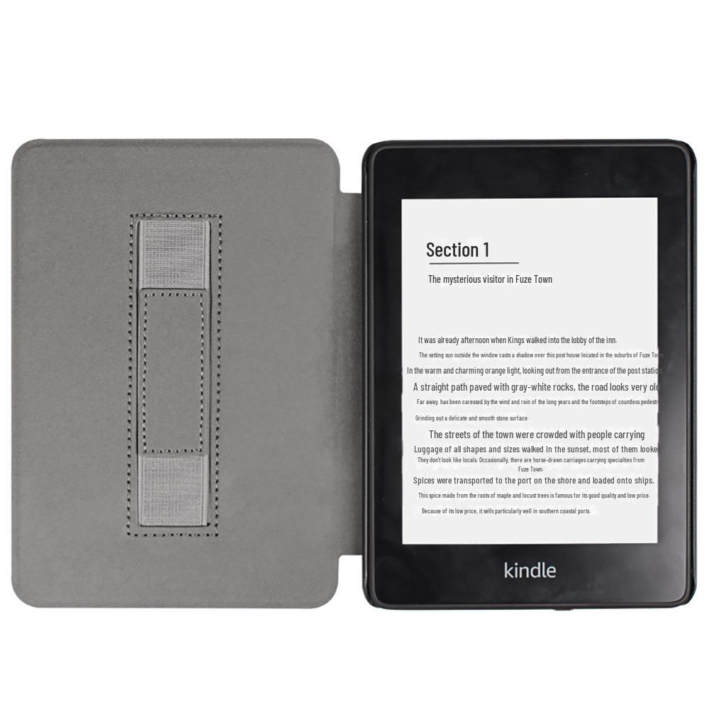 2024 Patterned Leather Handheld Cover for 7-Inch Kindle Paperwhite 12th Gen