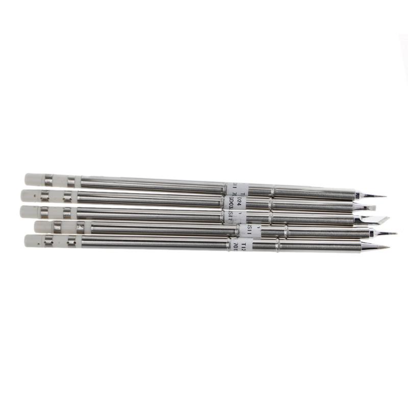 4 / 5 Stück T12 Serie Lötkolbenspitzen für Hakko FX951 BAKON 950D Lötstation Direktversand