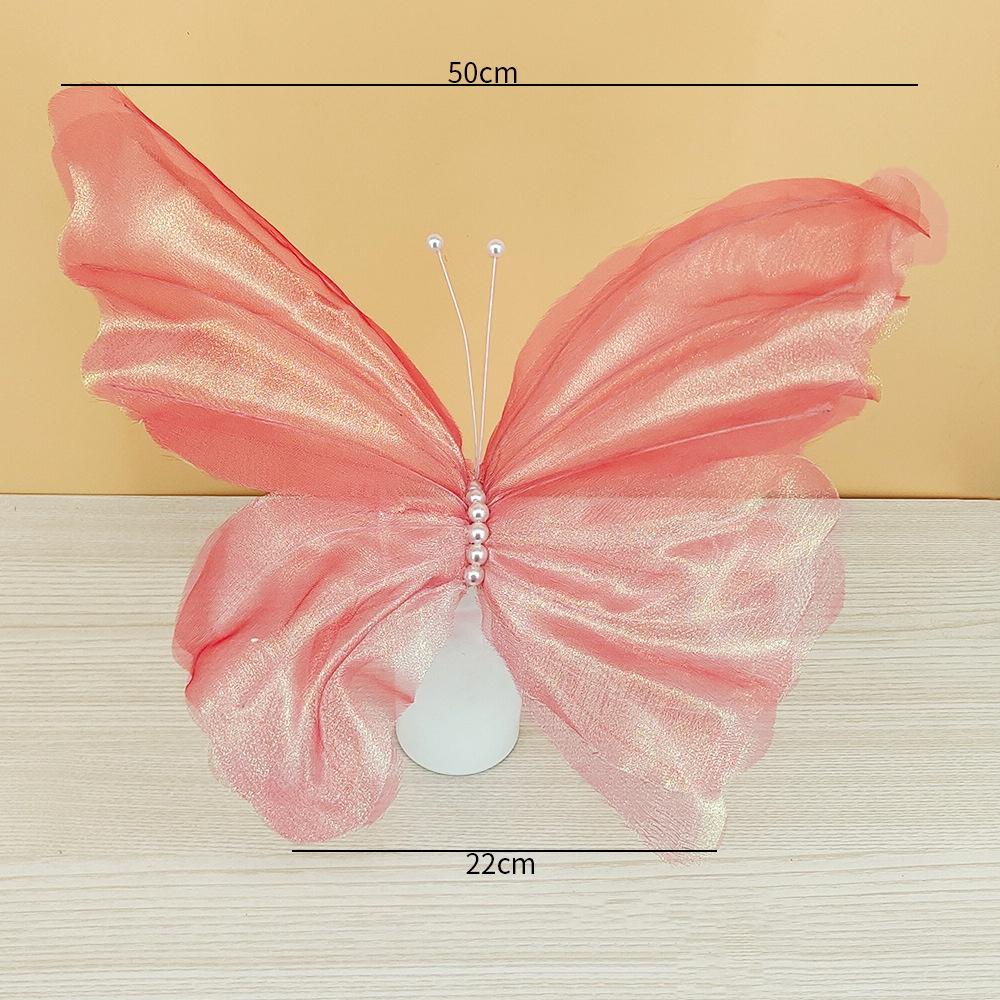 Colorful Variety Silk Yarn Decoration Simulation Butterfly