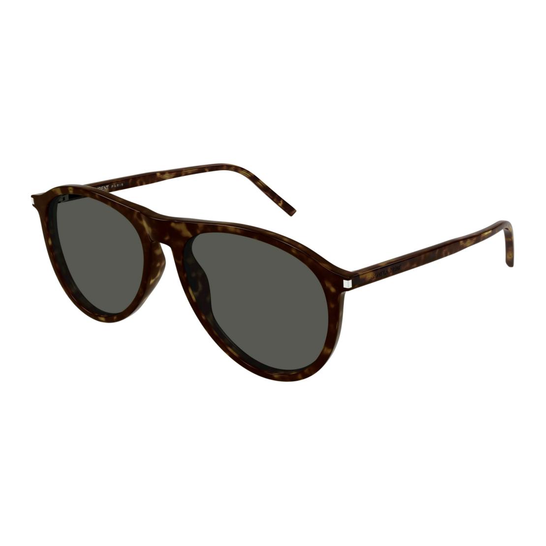 

Saint Laurent Mirror Leg Carved Acetate Irregular Sunglasses Unisex sunglasses Tortoise SL667002 Basic Packaging-Eyeglass Case