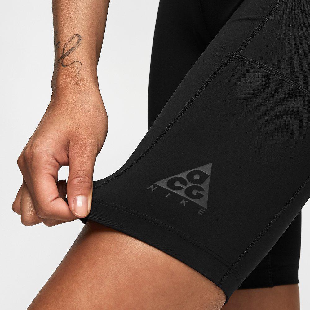 Nike ACG Series Solid Color Mid Waist Sports Casual Shorts Women Shorts Black CN7531-010