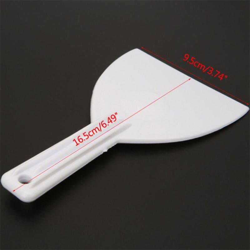 Pasta Bıçağı Plastik Kazıyıcı Tereyağı Hamur Kesici Kendin Yap Pişirme Mutfak Aletleri Yumuşak Çizmez Tahtalar Çikolata Küreği Üçgen