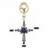 New Product Creative Rose Cross Key Ring Buckle Bag Car Key Ring Chain