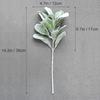 Artificial Plants Flocking Rabbit Ear Grass Wedding Christmas Decorations Vase for Home Scrapbooking DIY Gifts Box Autumn Garden