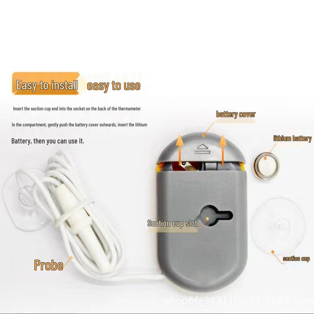 ST-3 Aquarium Digital Water Thermometer for Fish Tanks