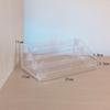 Transparent Acrylic Desktop Display Rack for Badges and Storage
