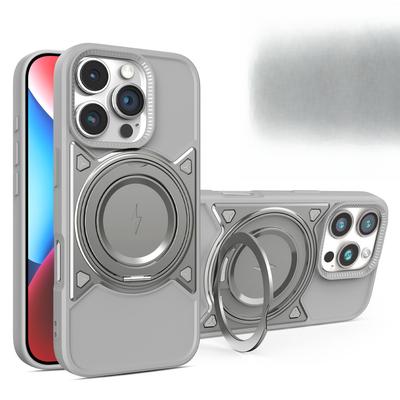 Simple Ins Solid Color 360 Degree Magnetic Bracket IPhone 16 IPhone Case 15/14PM Protective Case
