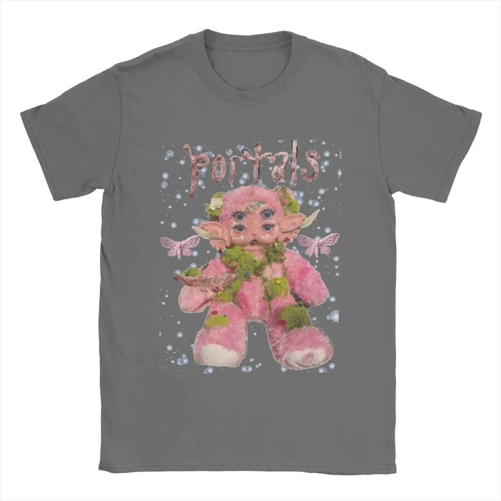 Men's T-Shirts Melanie Martinez Portals Vintage Cotton Tees Short Sleeve T Shirt Crewneck Tops Graphic