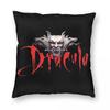 Dracula Bram Stoker Pillowcase Polyester Linen Velvet Pattern Zip Decor Sofa Cushion Cover