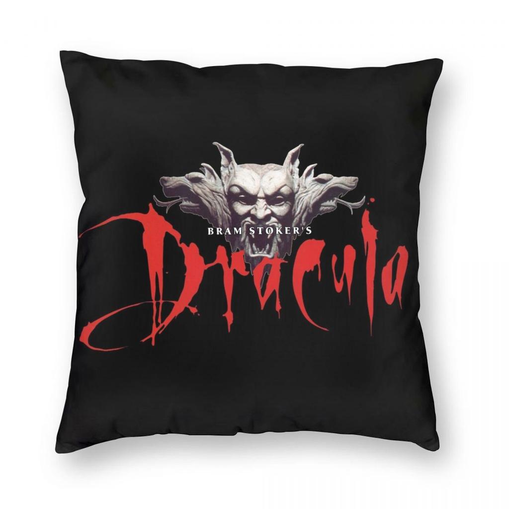 Dracula Bram Stoker Pillowcase Polyester Linen Velvet Pattern Zip Decor Sofa Cushion Cover