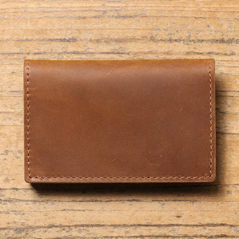 Retro Rindsleder Geldbörse Herren Crazy Horse Leder Kurzformat Obermaterial US Dollar