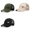 Breathable Quick-Drying Baseball Cap Wide Brim Mountain Embroidery Mesh Duckbill Cap Cotton Sun Protection Trucker Hat Hip Hop