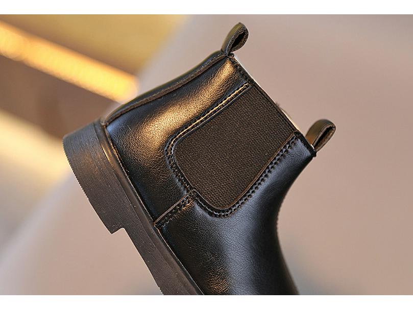 New Cotton Style Kids' British Cotton Boots: Boys' and Girls' Windproof, Warm, Trendy Snow Boots.