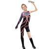 Body Brillant Imprimé Serpent pour Filles Tenue d'Halloween pour Enfants pour Performance de Chanteur