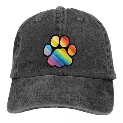 Washed Mens Baseball Cap Gey Pride Trucker Snapback Caps Dad Hat Golf Hats