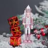 30CM Spărgător de nuci Soldat Cifre din lemn Spărgător de nuci Păpușă Crăciun Regele Zăpezii Ornament pentru Festival Party Cadouri de Crăciun în aer liber pentru copii