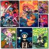 Cartoon Scott Pilgrim Poster HD Art Sticky Wall Waterproof Home Living Room Bedroom Bar Aesthetic Decoration