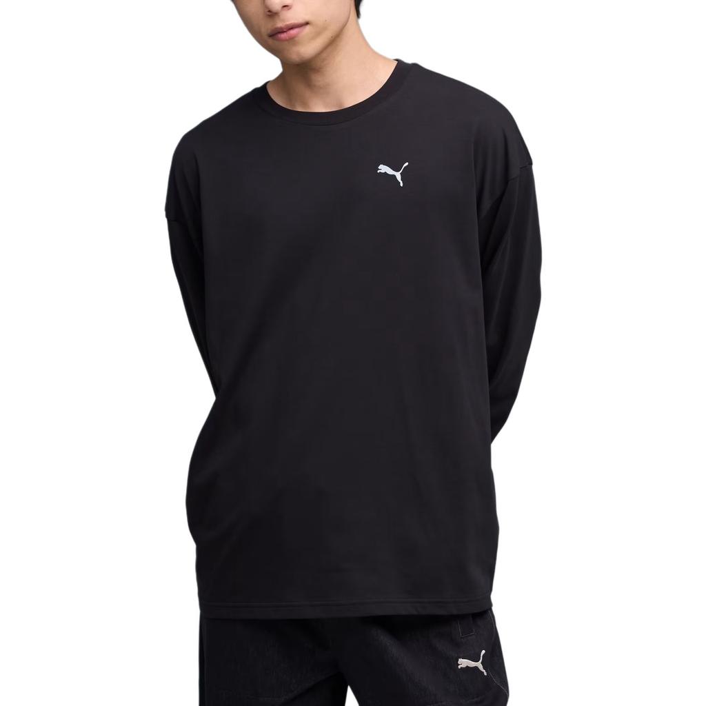 Puma Neko-San Loose Fit Crew Neck Pullover Versatile Long Sleeve T-Shirt Unisex Tops 635050-01