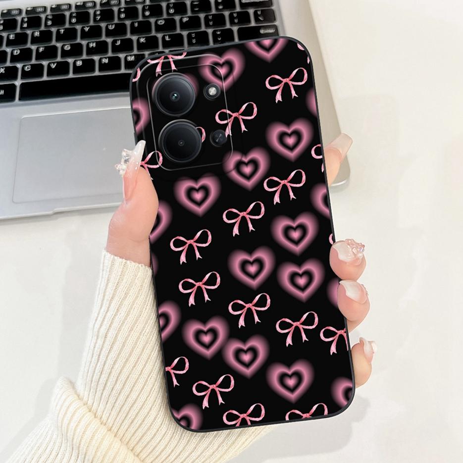 Für Xiaomi Redmi 15C 4G Hülle PocoC85 Niedliche Katze Blume Bemalte Abdeckung Weiche Silikon Handyhülle Für Xiaomi Poco C85 Redmi15C 4G Taschen