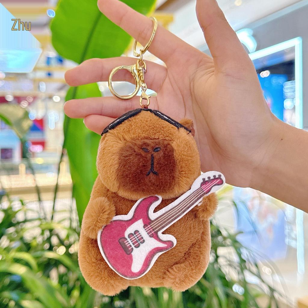 Cute Capybara Plush Toy Pendant & Keychain Charm