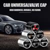 4Pcs Car Styling Metal Tire Valve Stem Caps Rim Accessories For Mitsubishi l200 Colt Evolution Mirage Cross Grandis Galant Evo