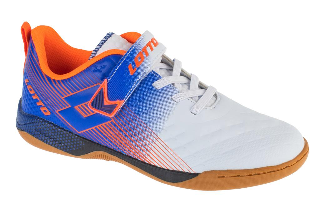 Lotto Shoota K, for Boy white Indoor football trainers