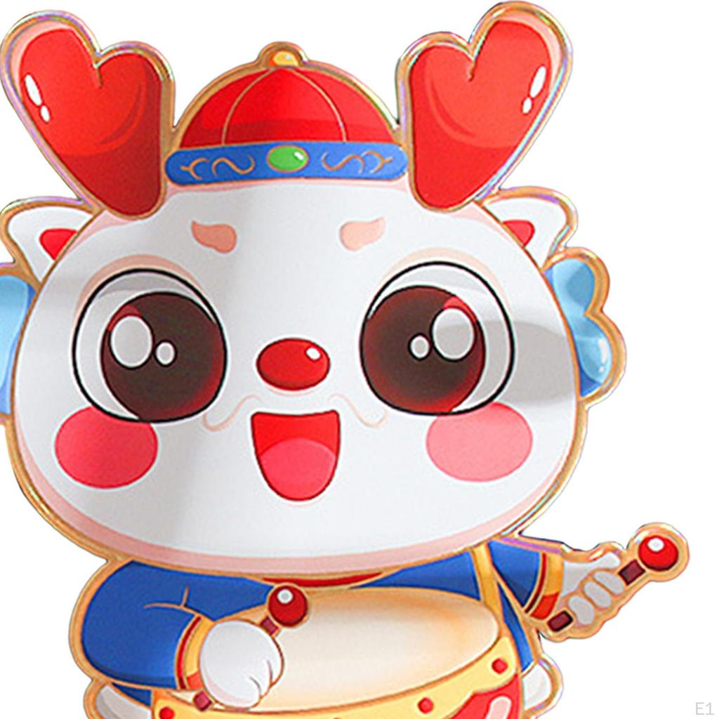 2x Chinese Year Door Stickers, Dragon Decoration, for