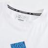Adidas Printed Logo Knitted Crew Neck Short Sleeve T-Shirt Unisex Tops White Blue ADICLTSPSTK-WBU