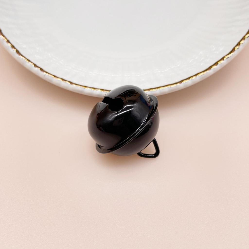 22mm Candy Color Bells for DIY Jewelry & Keyring Gifts - Metal Baked Paint Christmas Accessories