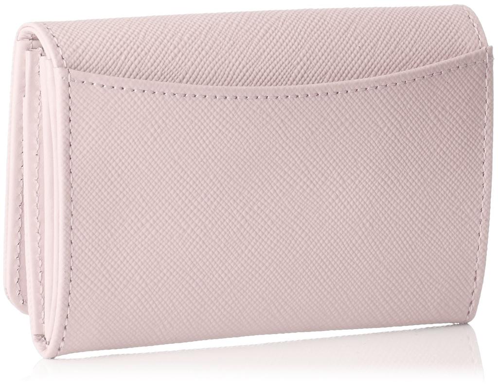 LANVIN En Bleu Luxembourg Business Card Holder, Women's, Slim, Large Capacity, 480114, Pale Pink