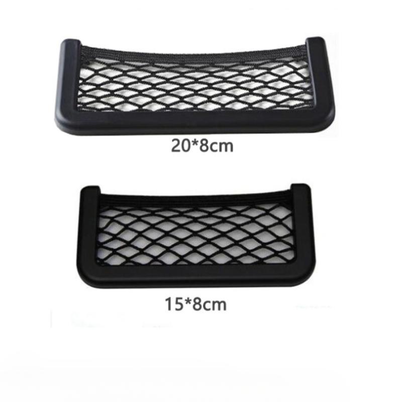 Auto-adeziv portabil ușă laterală scaun spate depozitare suport telefon organizator buzunar geantă plasă pentru mașină