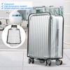 PVC Transparent Dust Proof Luggage Suitcase Cover Waterproof Trolley Case Protecter 28in