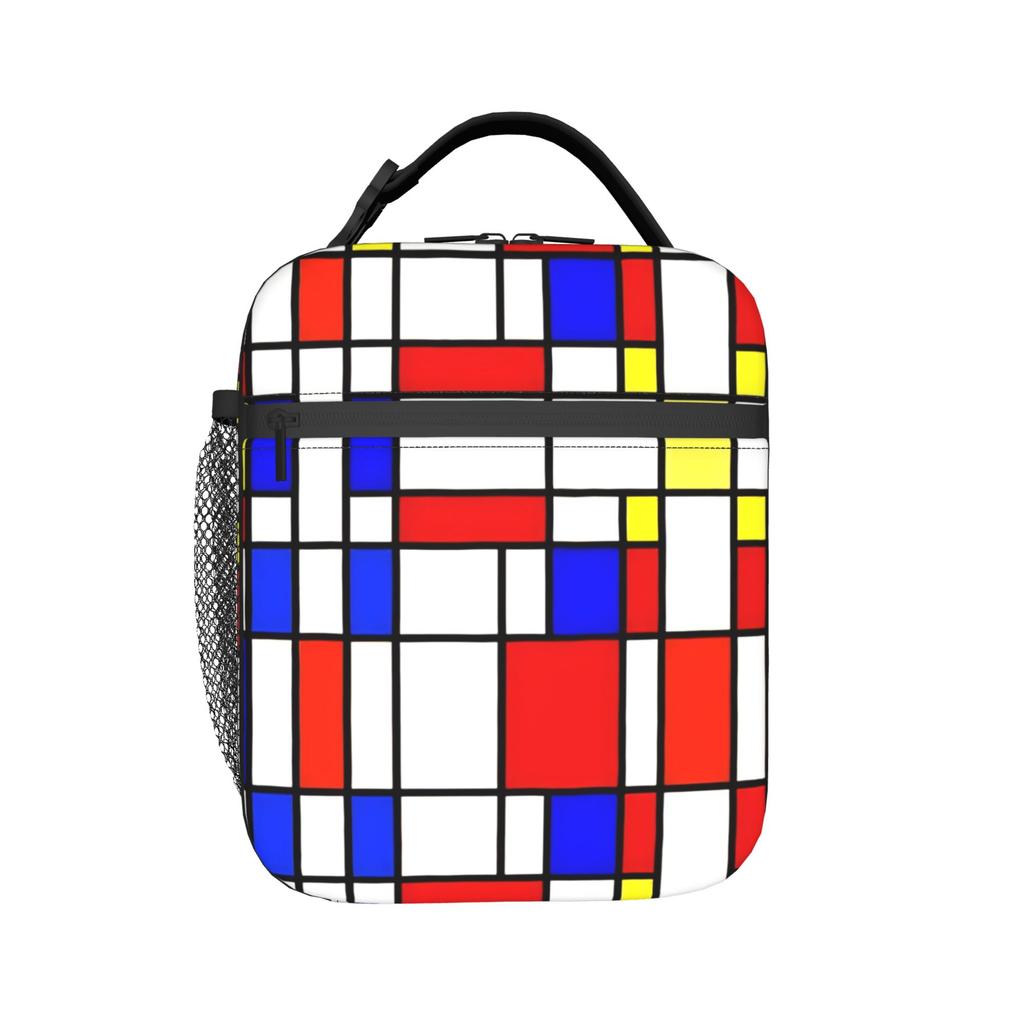 Piet Mondrian De Stijl Accessories Insulated Lunch Bags For School Office  Storage Food Boxes Thermal Cooler Lunch Boxes