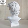 28cm Blindfolded David Resin Art Head, Plaster-Style European Desktop Sculpture Ornament