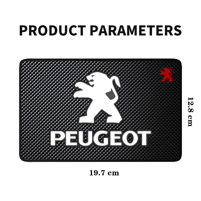 1pcs PVC Car Styling Anti-Slip Mat Silicone Dashboard Non-Slip Pad For Peugeot 206 207 307 3008 2008 308 407 408 508 301 208 RCZ