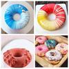 1 Pc Large Round Donut Silicone Mousse Mold Circle Sandwich Western Pastry Chiffon Cake Mold Baking Mold