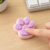 Baizihuahu Cute Cat Paw Fidget Toy, Stress Relief Clicker Button, Soft Palm Sized Decompression Gadget for Office Desk