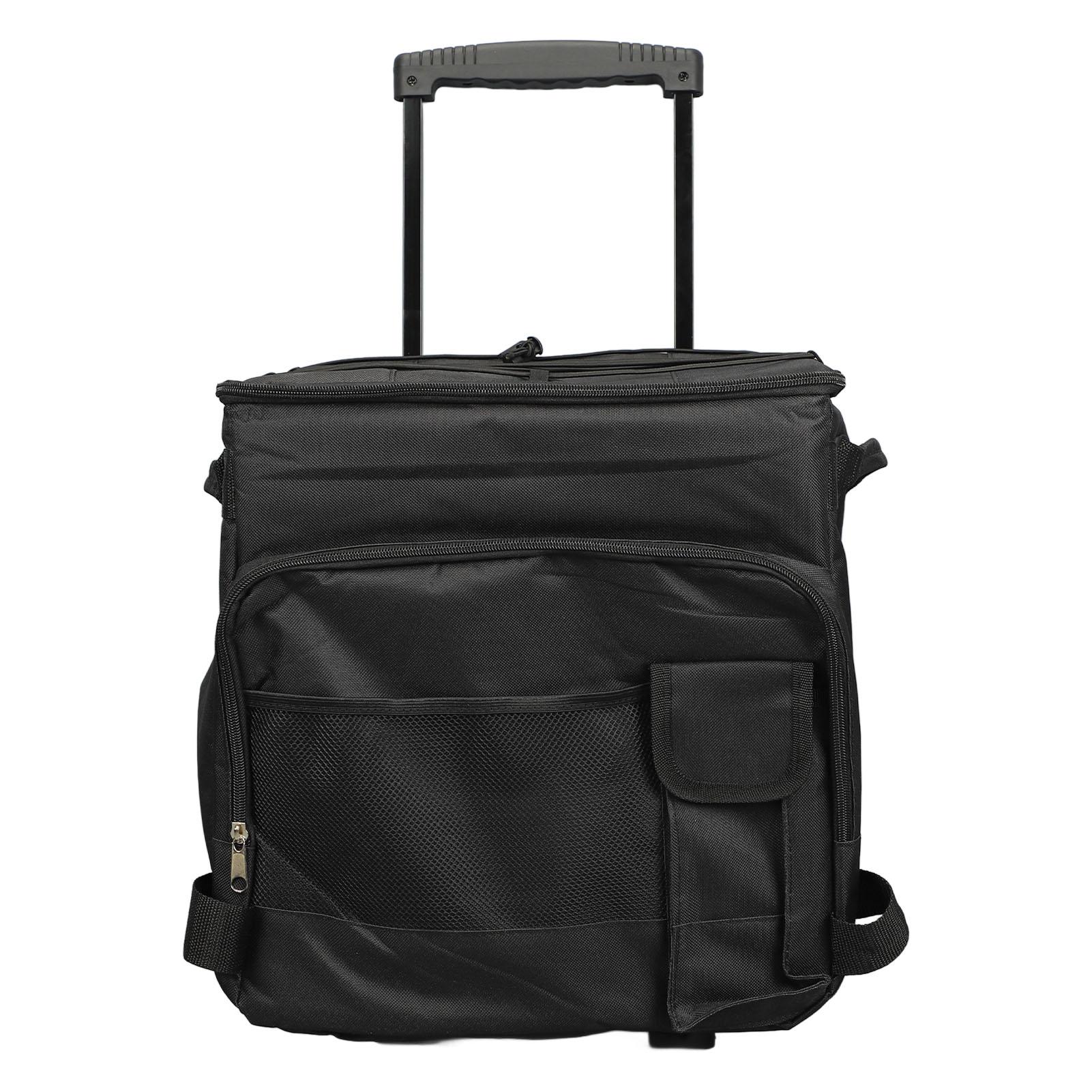 

43L Rolling Cooler Bag Professional Waterproof Oxford Cloth Leakproof Insulated Food Storage Bag for Camping Outdoor