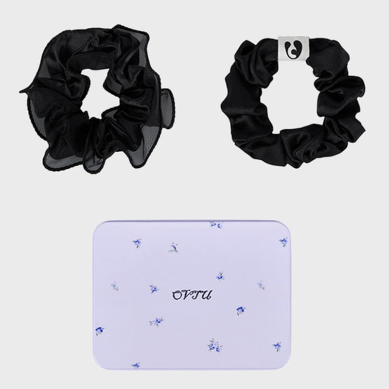 OVT-U Soft Satin Scrunchie Set_4 colors