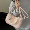 Korean version of popular underarm bag women's 2025 spring new fashion small square bag simple foreign texture shoulder women's bag tide