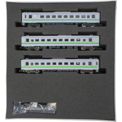 Greenmax N Gauge JR Hokkaido Kiha 143 Series (Sappo-Numa Line, Post-Refrigeration, Selectable Car Number) 3-Car Set (Motorized) 31833 Diesel Train Mod